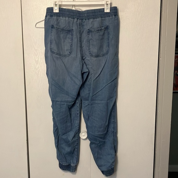 Light blue denim joggers - Picture 2 of 2